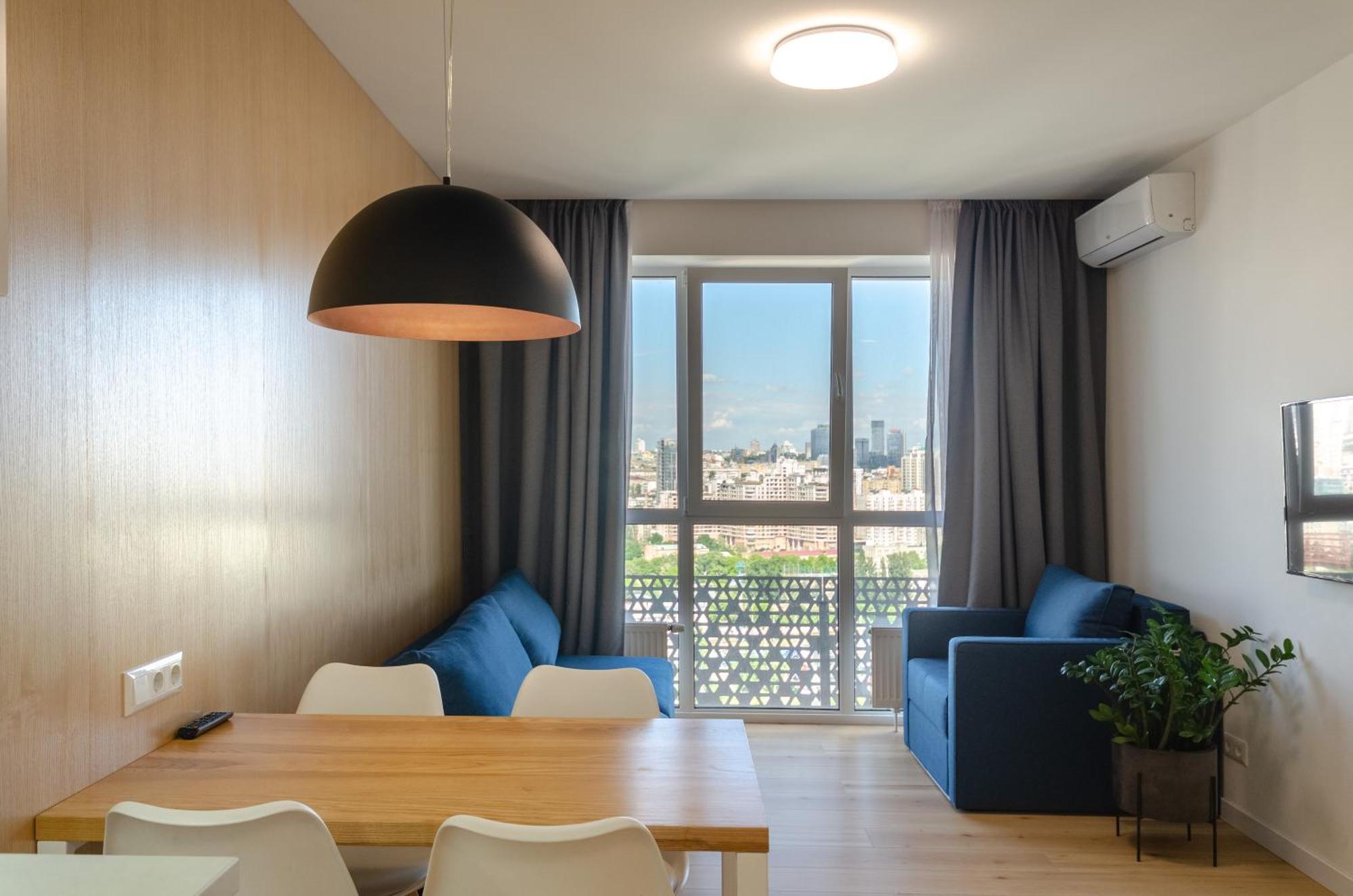 Petrovdom 205-206 Panoramic City View Apartments At Rc Kvartet, Central Railway Station Киев Экстерьер фото