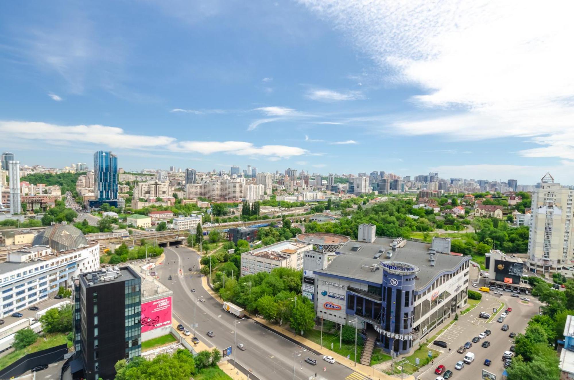 Petrovdom 205-206 Panoramic City View Apartments At Rc Kvartet, Central Railway Station Киев Экстерьер фото
